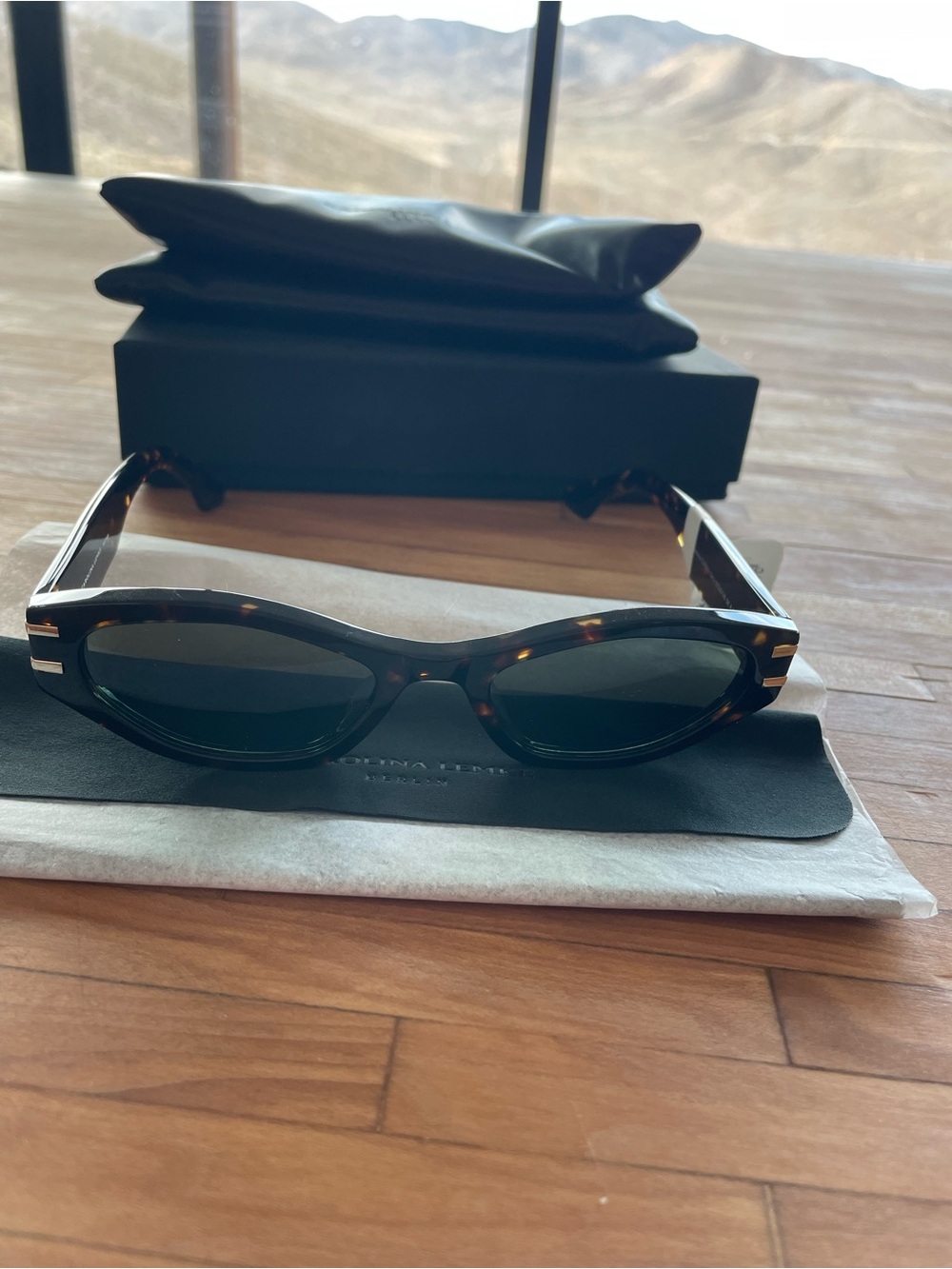 Carolina Lemke Maximus Cat-Eye Sunglasses - Picture 3 of 5